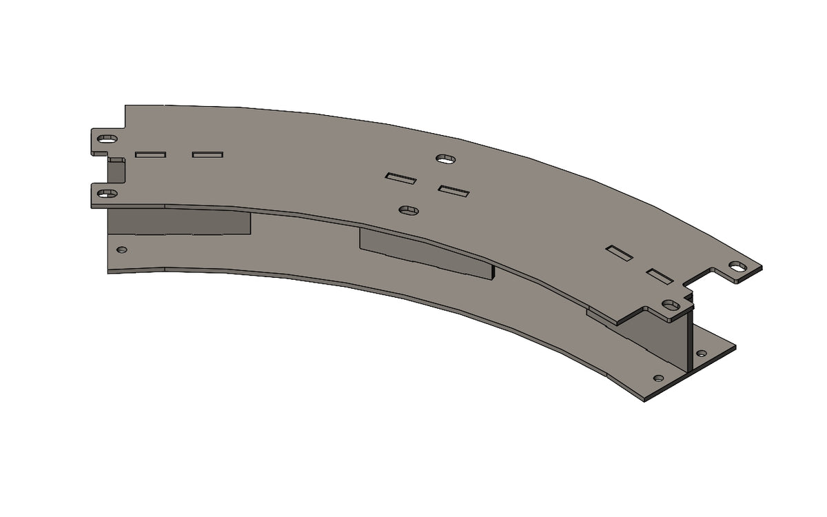 Heavy Bag Rail System - 45 deg Curve
