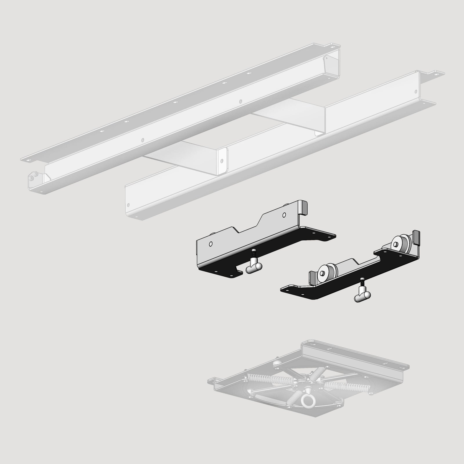 Spider Mount Rail System - Spider Mount Trolley Only