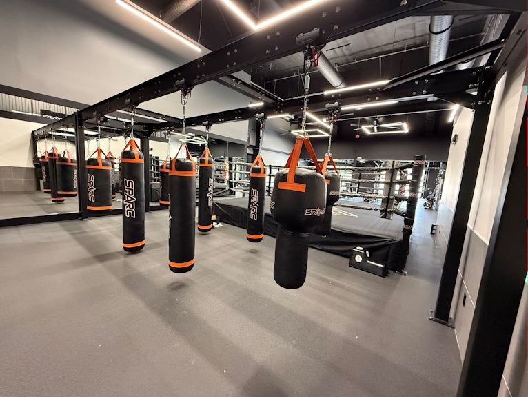 heavy bag mount rail system