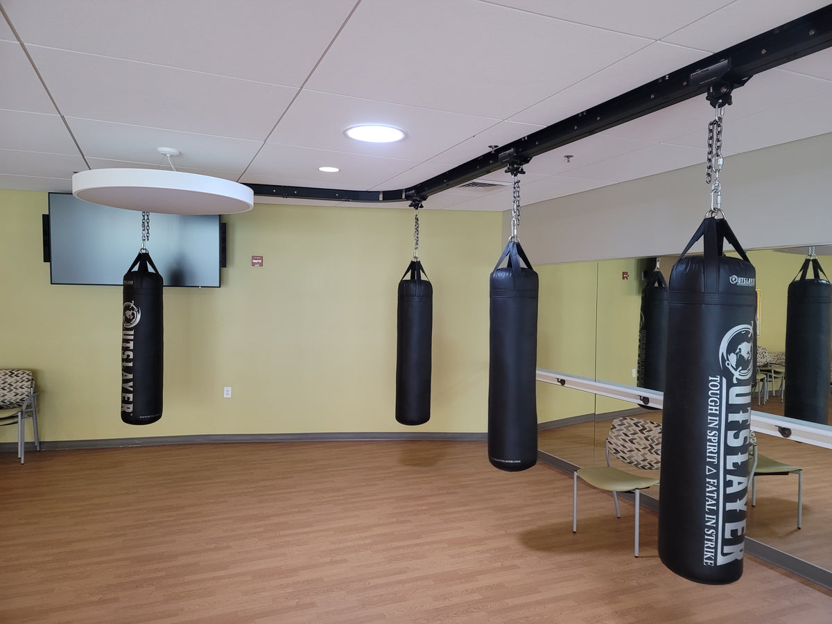 Heavy Bag Rail System - 45 deg Curve