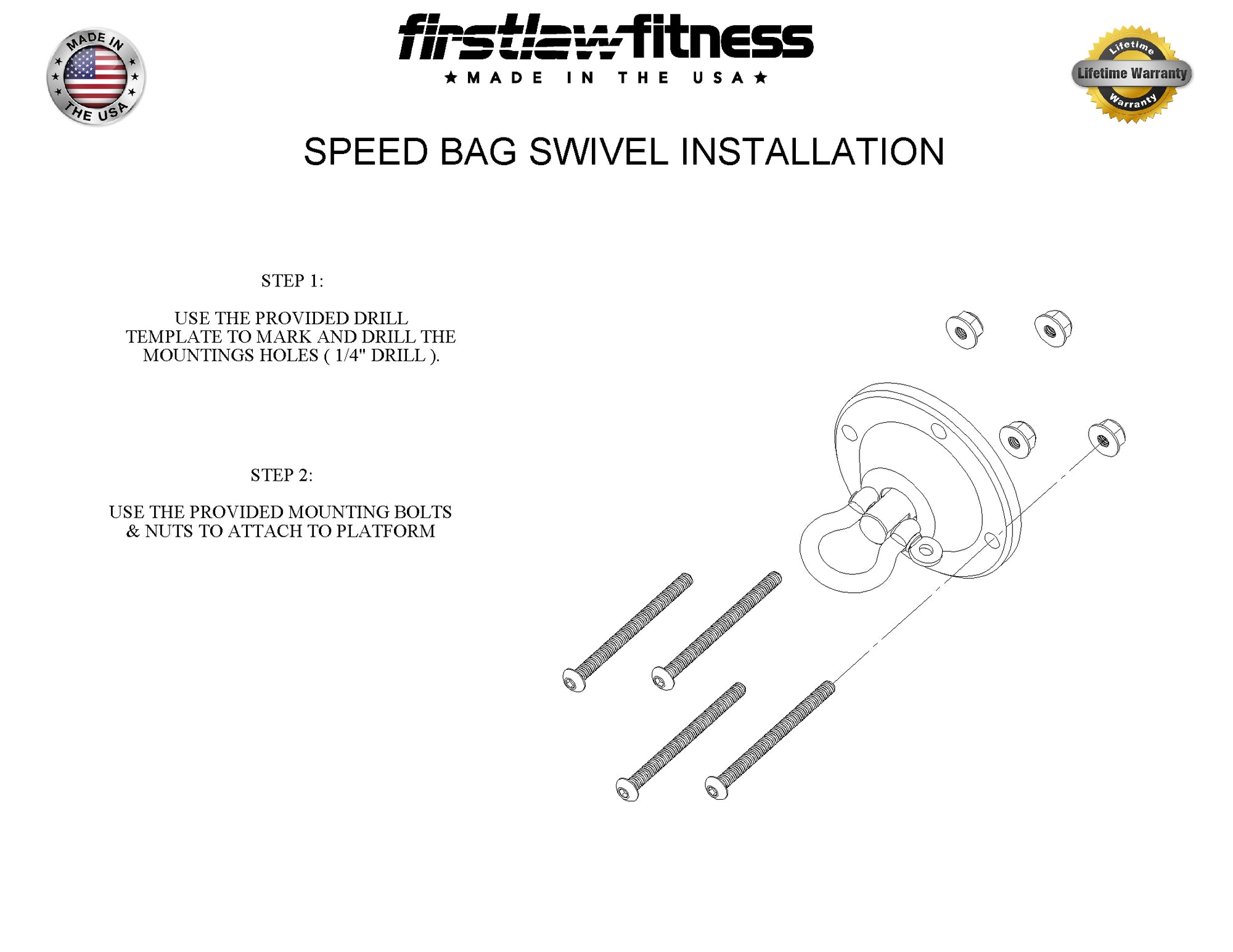 speed bag swivel