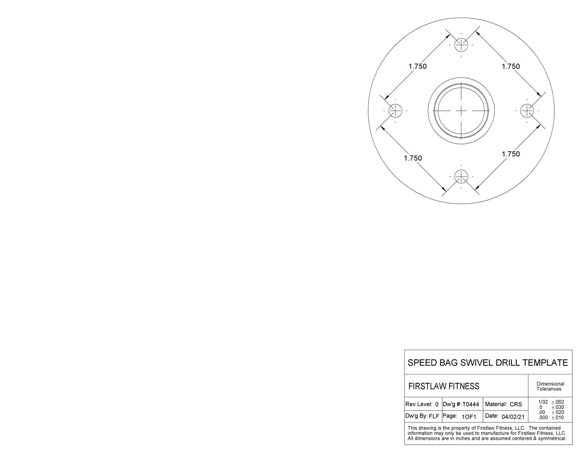 All Steel - Speed Bag Bearing Swivel