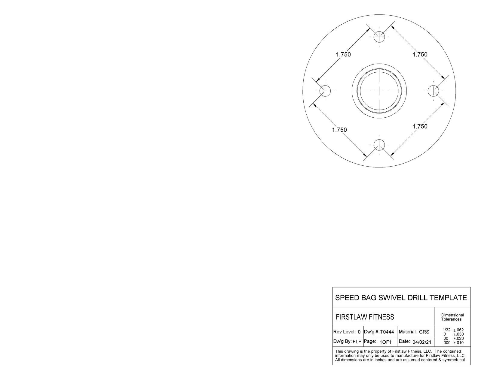 All Steel - Speed Bag Bearing Swivel
