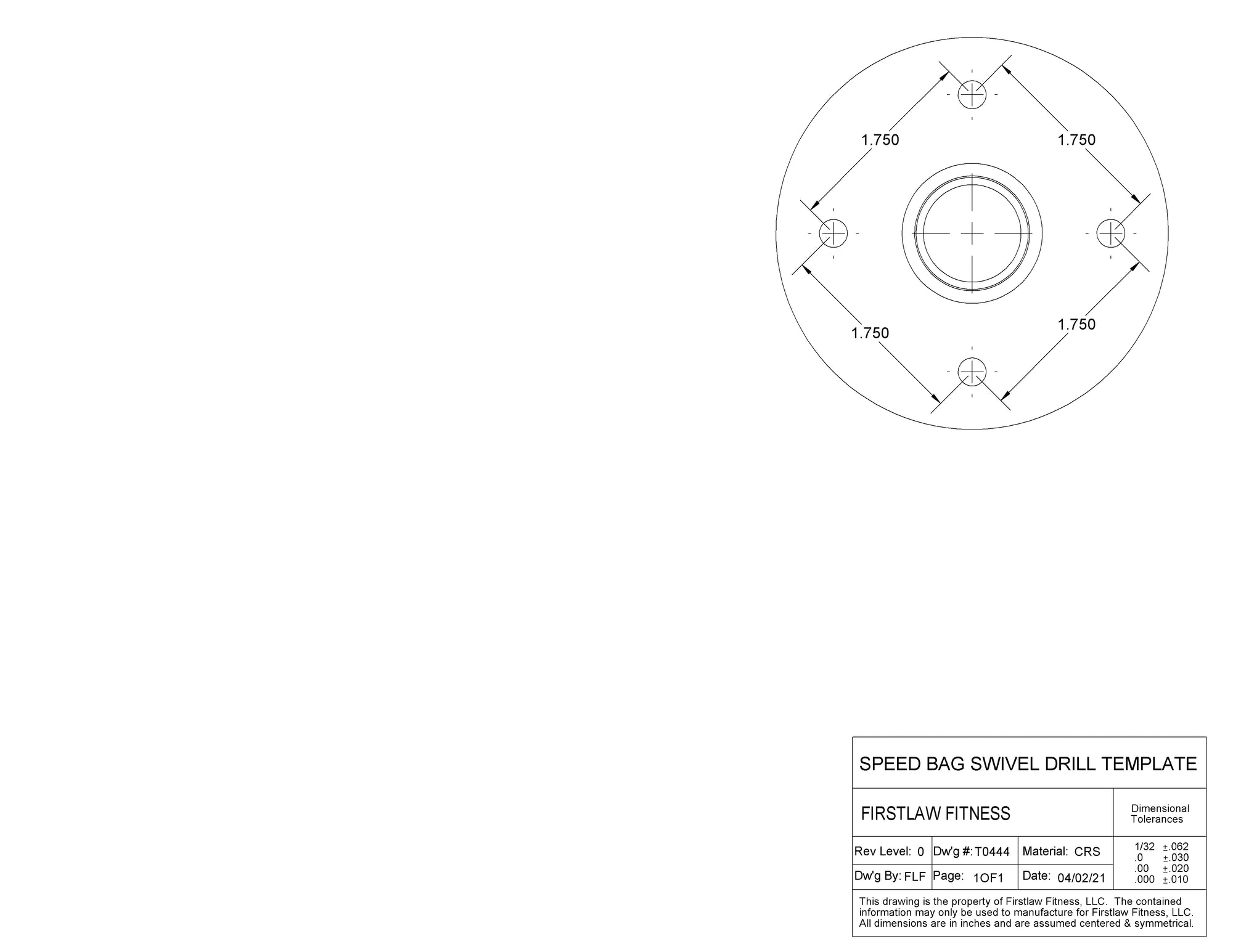 All Steel - Speed Bag Bearing Swivel