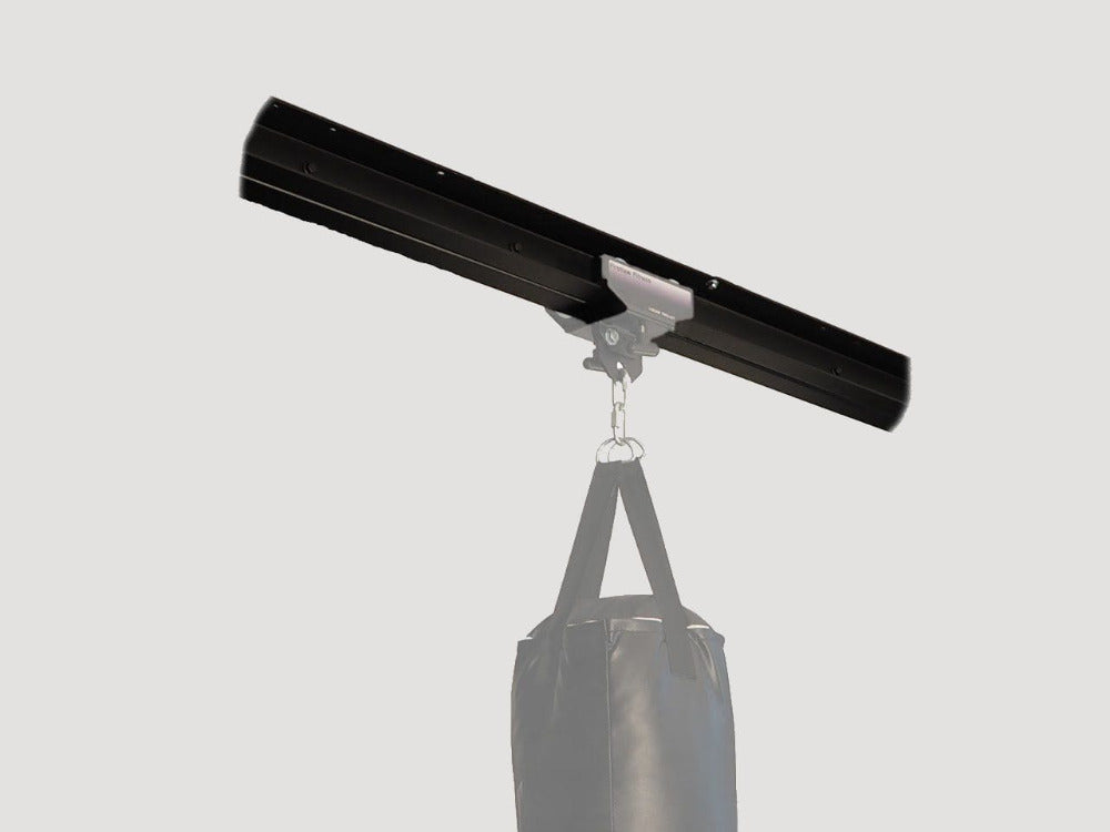 heavy bag rail system