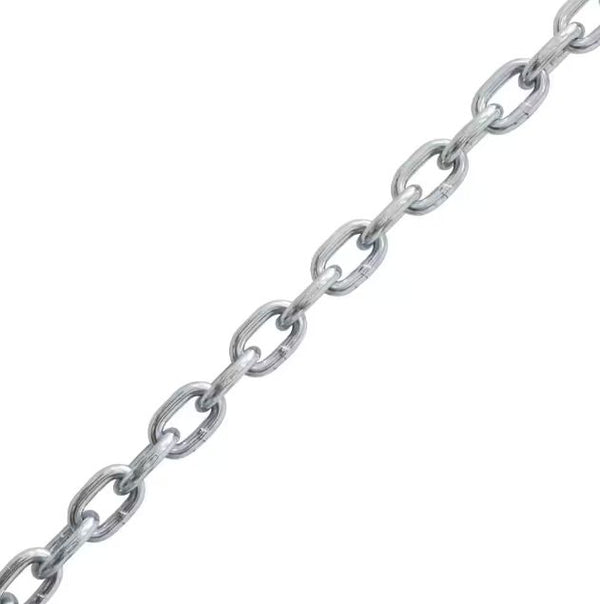 Campbell Grade 30 Proof Coil Chain – 1/4" Trade Size, 141 Ft Length, 1300 Lb Capacity, Hot Galvanized