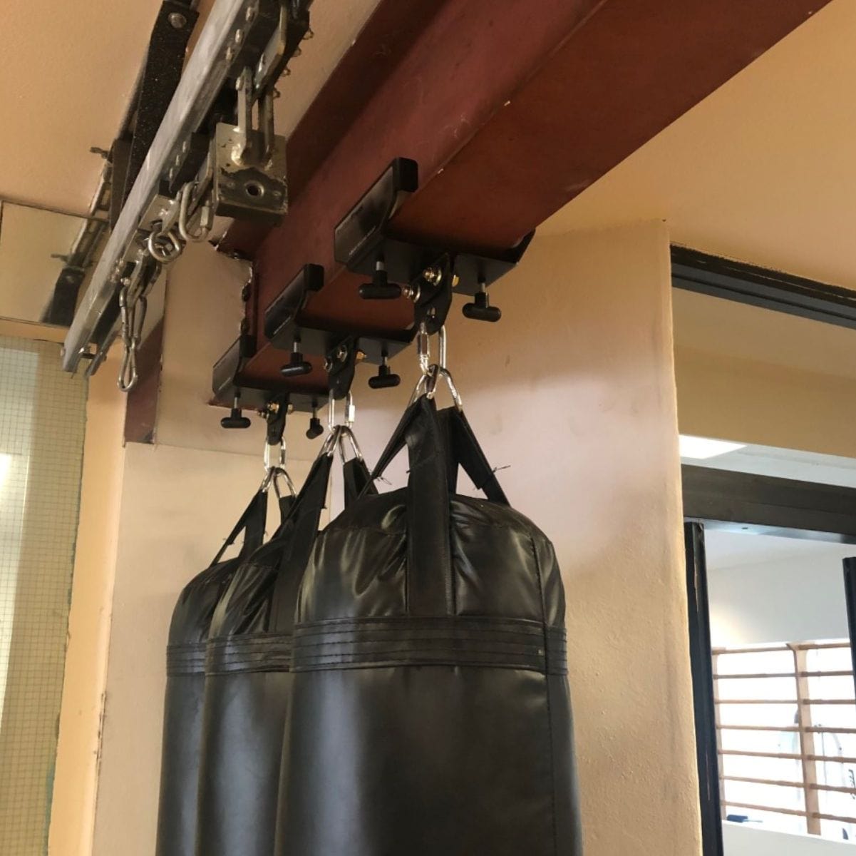 heavy bag hanger