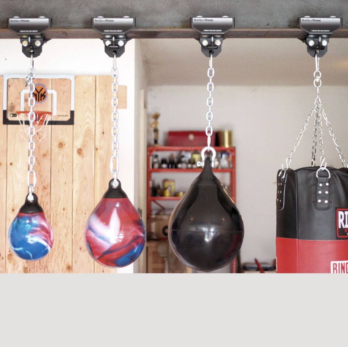 heavy bag hanger