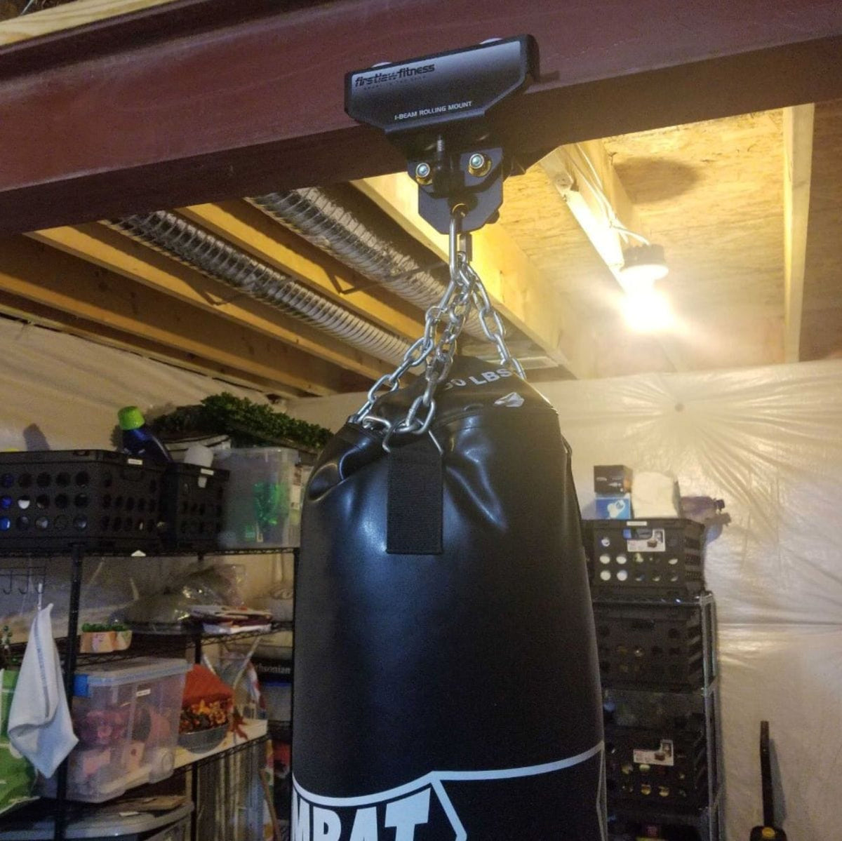 heavy bag hanger