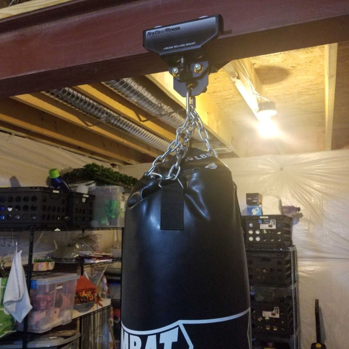 heavy bag hanger