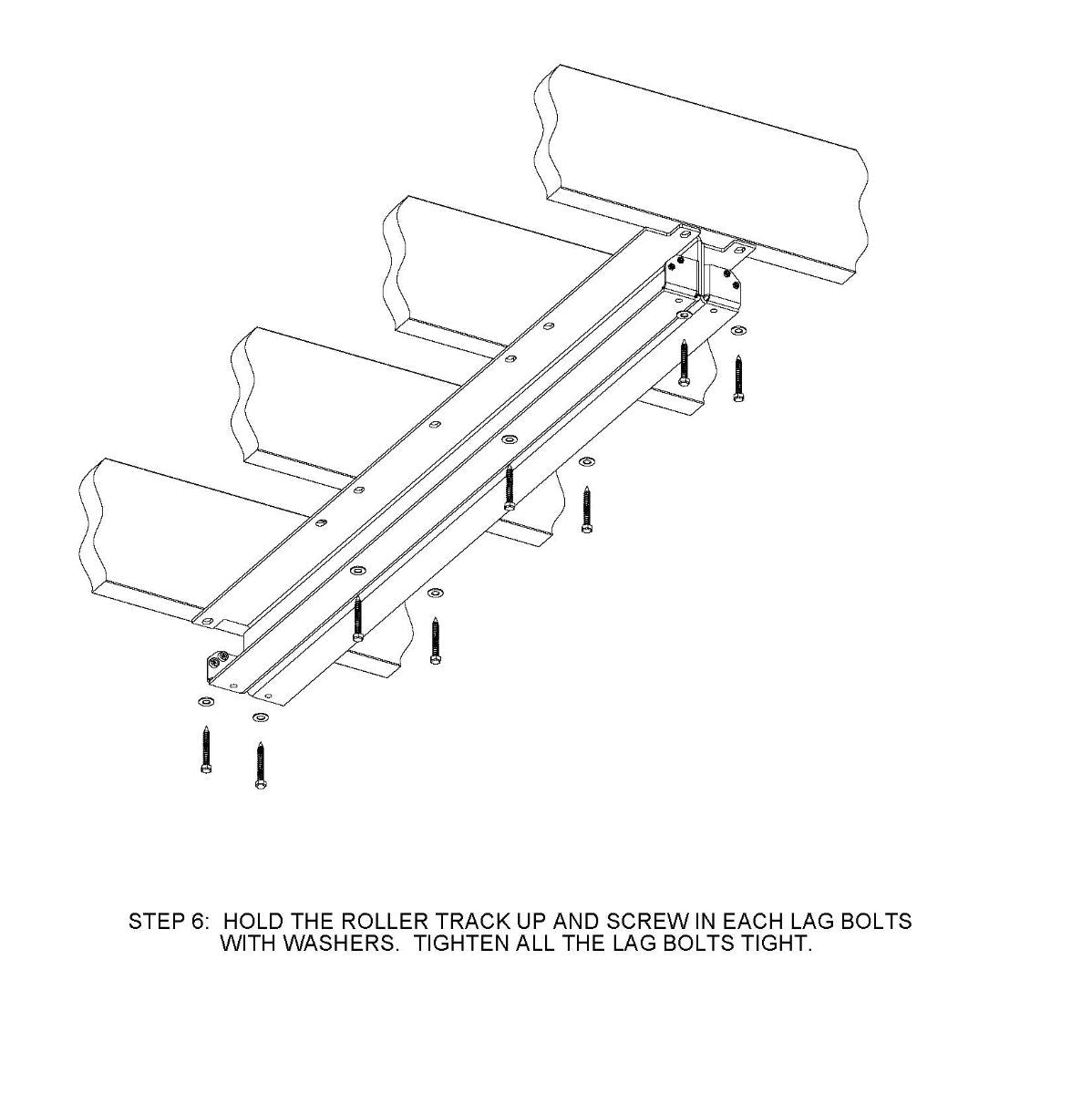 heavy bag rail system
