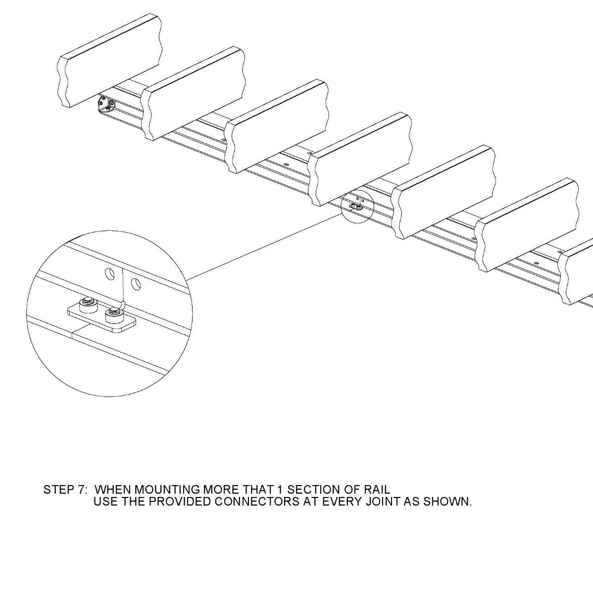 heavy bag rail system